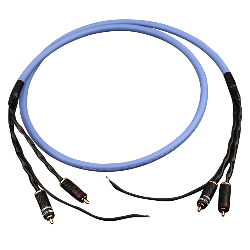 Посеребренный виниловый LP кабель тонарма с записью звука RCA фонограф заземляющий