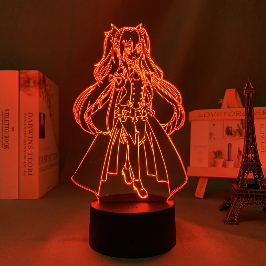 

Аниме светодиодный светильник сераф конца Shinoa Hiragi фигурка для спальни декоративный светильник подарок на день рождения манга лампа сераф к...