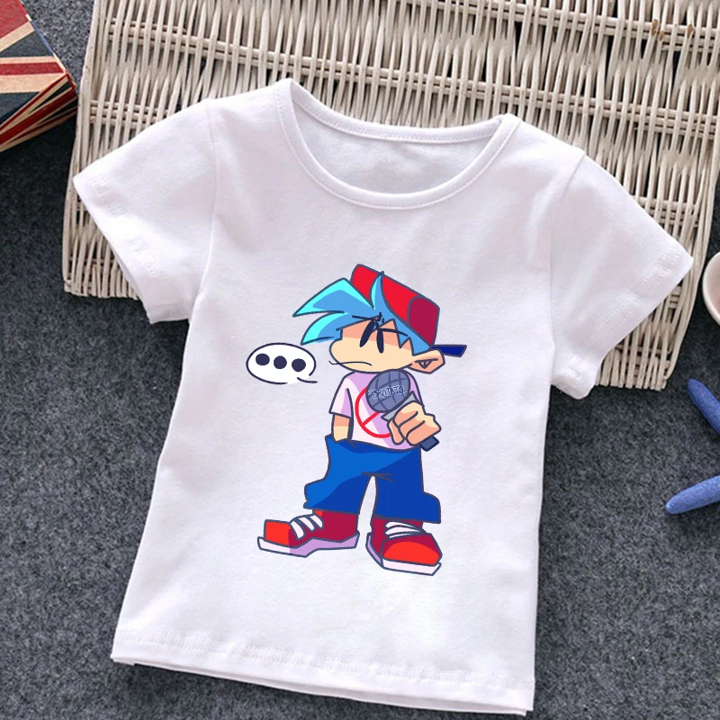 

Friday Night Funkin New Hot Sale Kids Brand T Shirt Children's T-Shirt Baby Boy's T Shirts Children's tees Clothing 14 year xxx