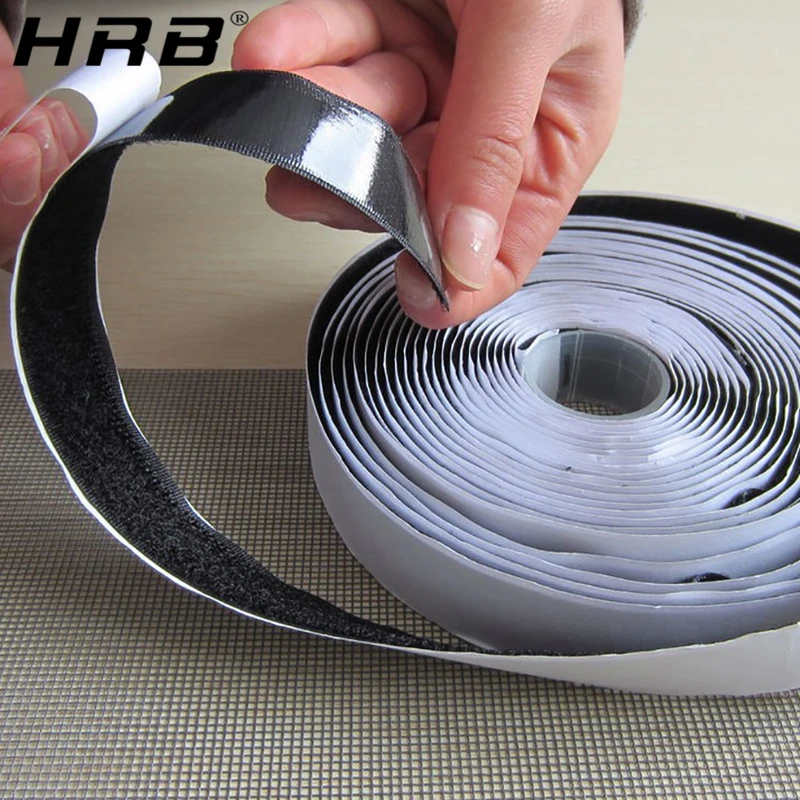 1 м липучка 2 5 см самоклеящаяся лента с застежкой прочный волшебный клей кабель