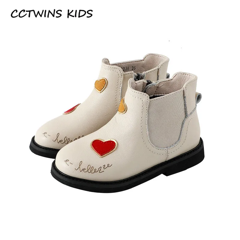 CCTWINS/детская обувь; коллекция года; сезон осень; модная детская обувь из натуральной кожи; Брендовые ботильоны для маленьких девочек; черные ботинки для малышей; FB1716