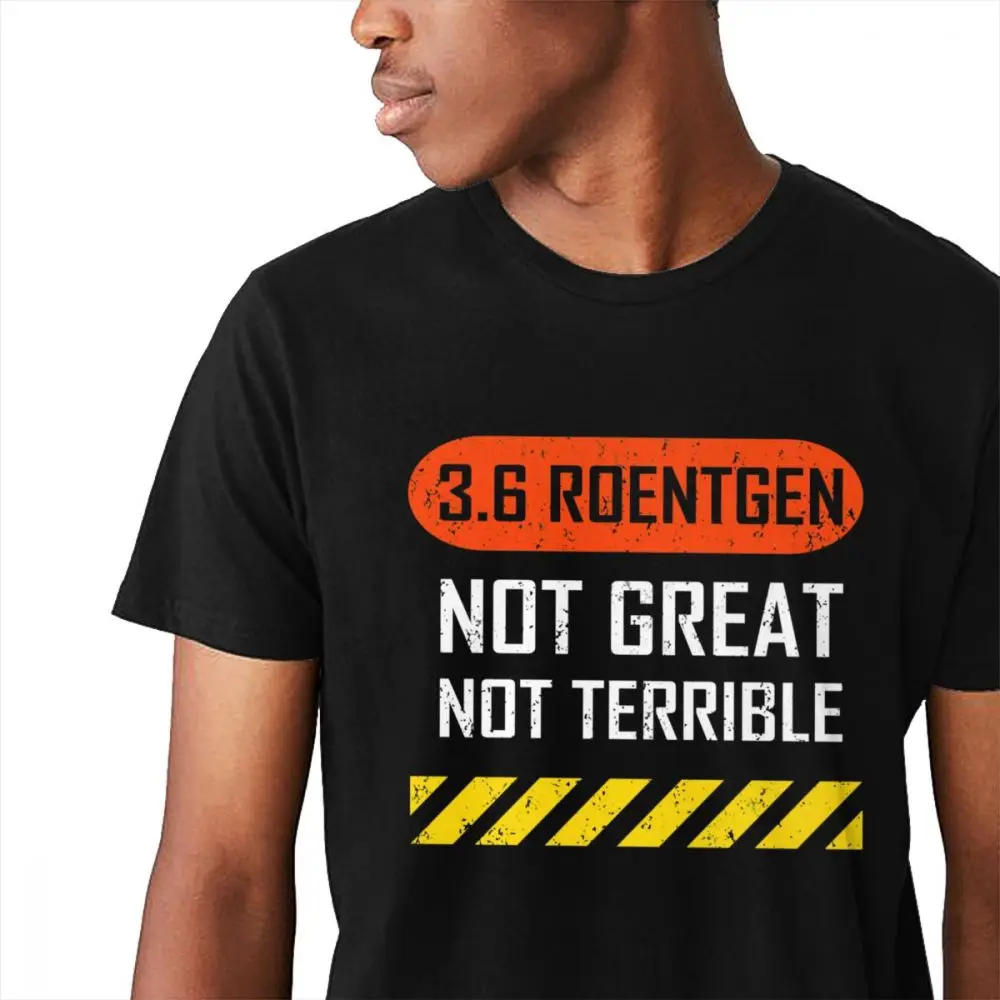 Мужские С О-образным вырезом чернобыльской 3 6 Рентген не большой страшно Ретро