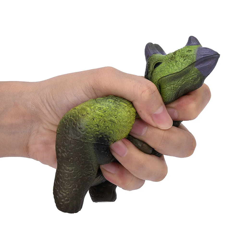 Мягкий Трицератопс медленно восстанавливающая форму коллекция игрушка для