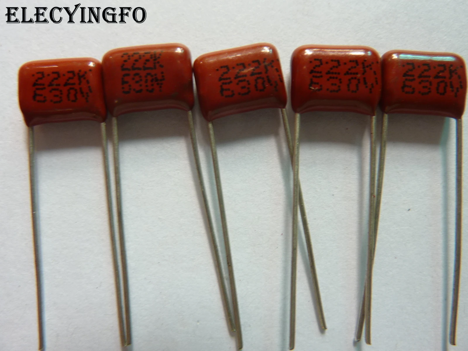 

100pcs CBB 222 630V 222K CBB21 0.022UF 2.2nF P8 Metallized Polypropylene Film Capacitor