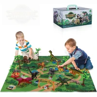 dinosaur toy animals jungle set minifigure dinosaur excavation childrens educational toys for boys kids gift