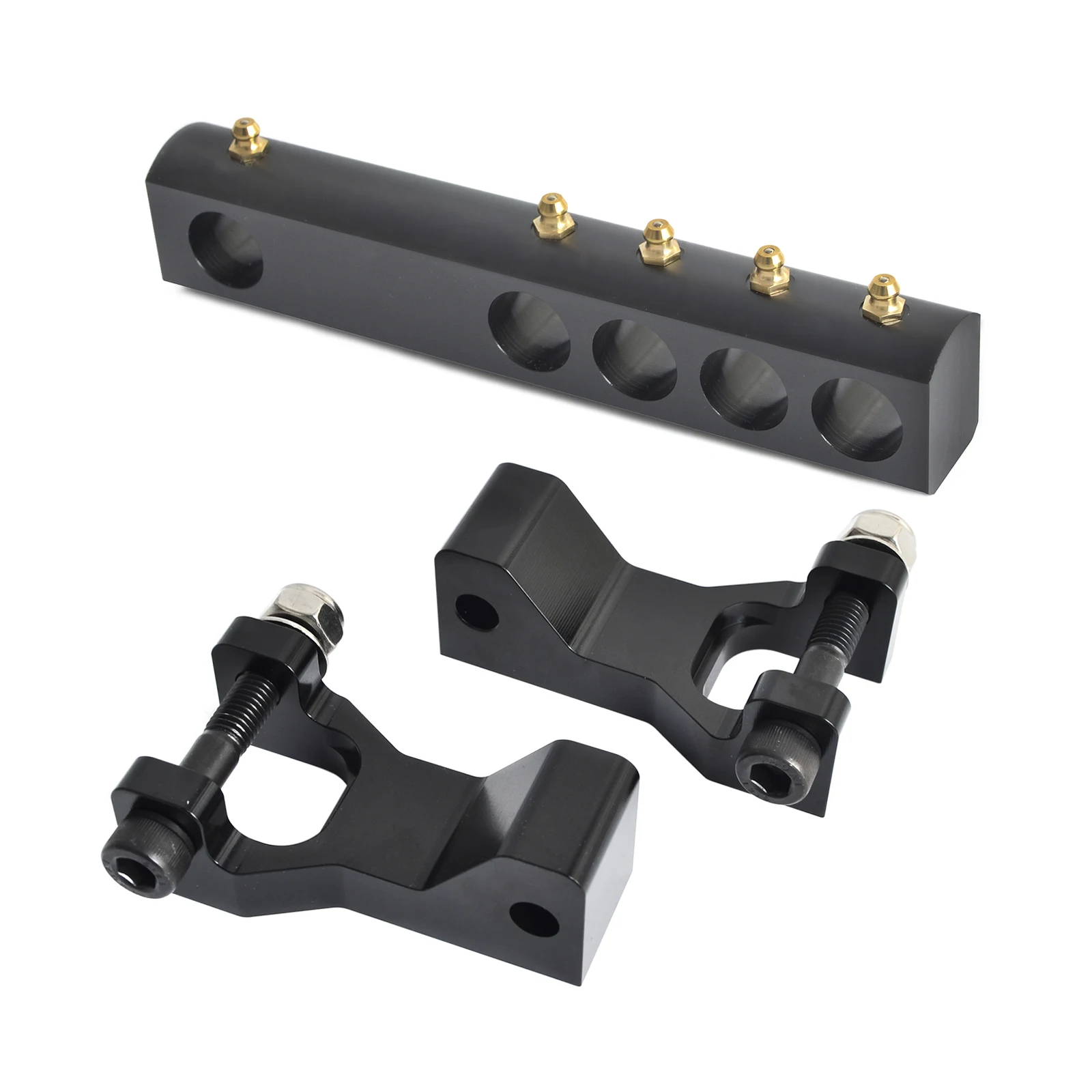 Серебряный передний задний опускающий комплект для Yamaha Warrior 350 YFM350X 1987 2004 Banshee YFZ350