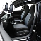 AUTOYOUTH Чехлы для передних сидений автомобиля, сетчатая ткань, универсальные, подходят для ковшовых сидений, дышащие, для автомобильных сидений, протектор, черные автомобильные аксессуары, 1 шт.