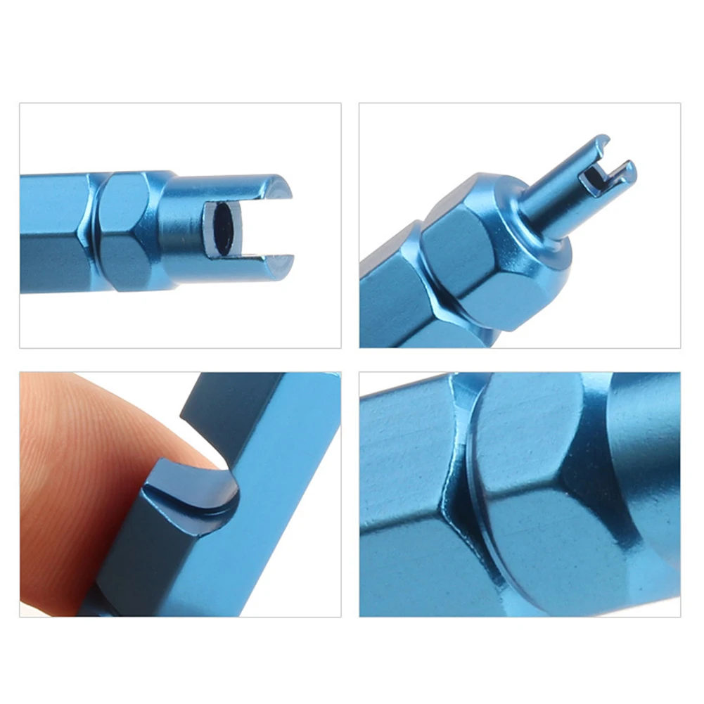 

Mini Bike Valve Core Tool Aluminum Alloy Valve Core Wrench for Presta American Valve Tools Bicycle Accessories