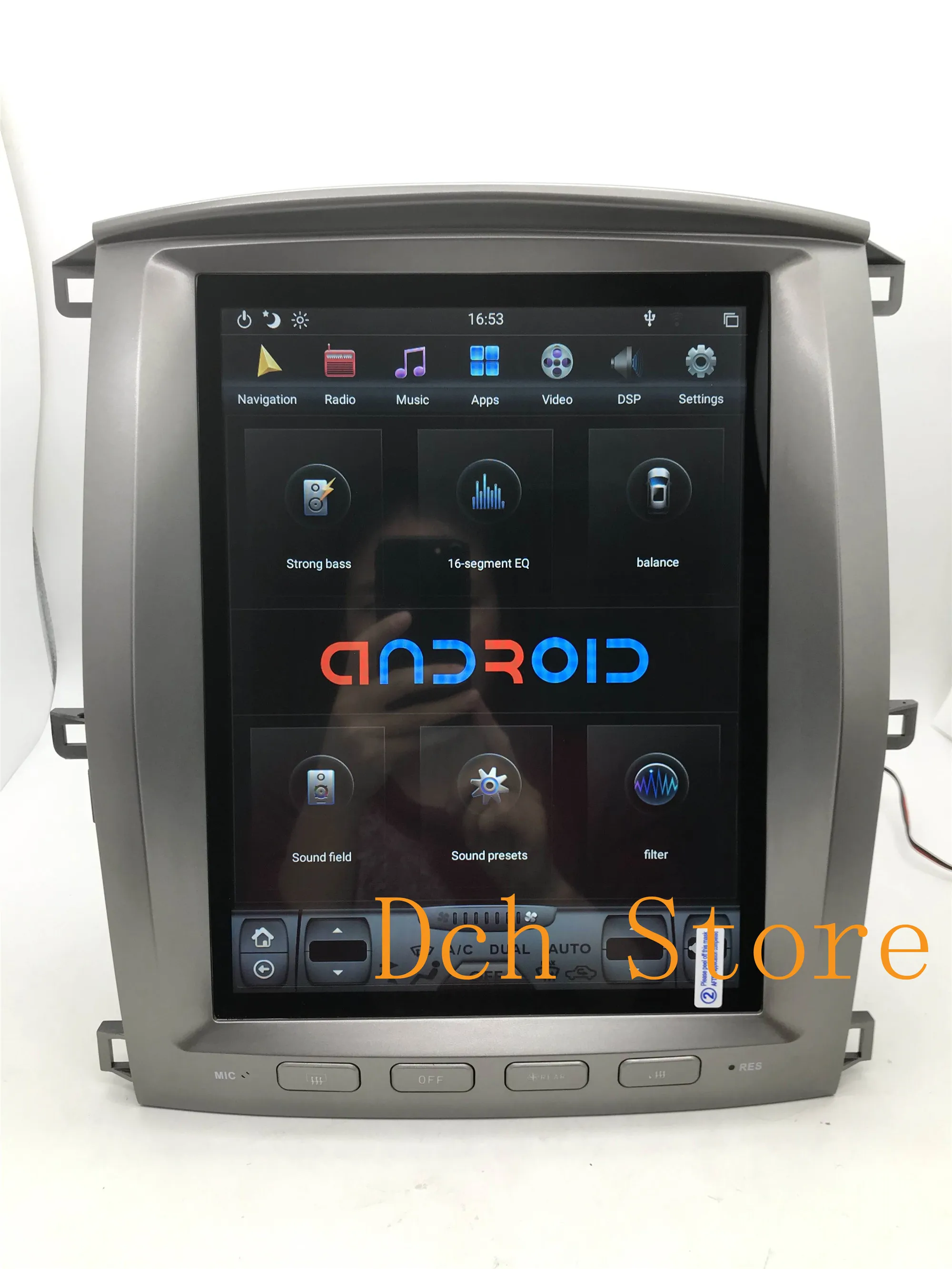 Вертикальный автомобильный DVD плеер 12 1 дюйма в стиле tesla Android 9 0 GPS навигация для