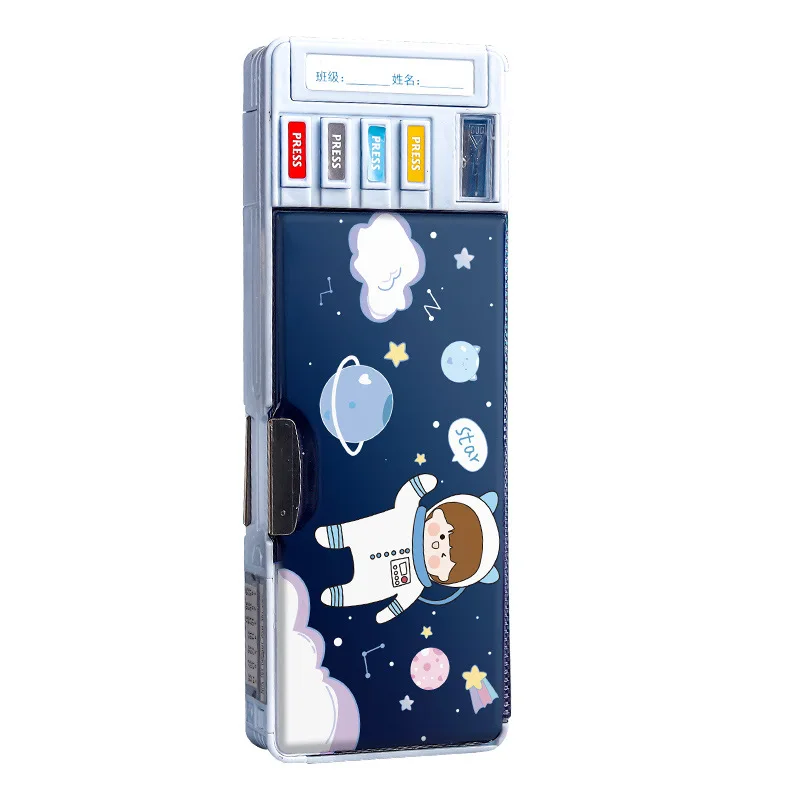 

Large Capacity Pen Bag /case School Supplies Stationery Deformation Multifunctional School Stationery Box Cartoon Pencil Case
