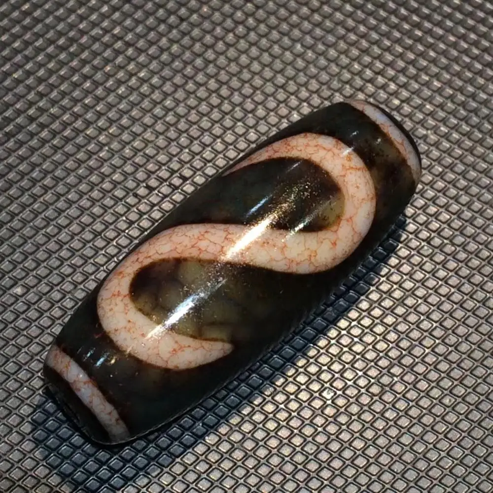 Magic Power Тибетский Старый Агат кровавые вены S крючок для денег богатство зуб Тотем