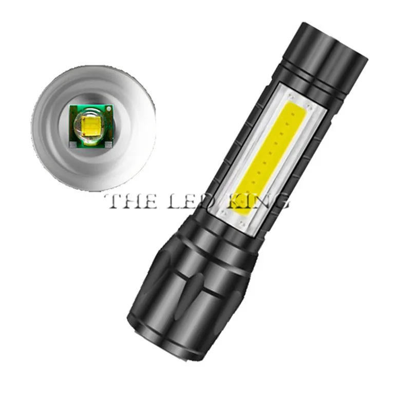 Водонепроницаемый перезаряжаемый USB-фонарик 14500 лм фонарик светодиодный с cob