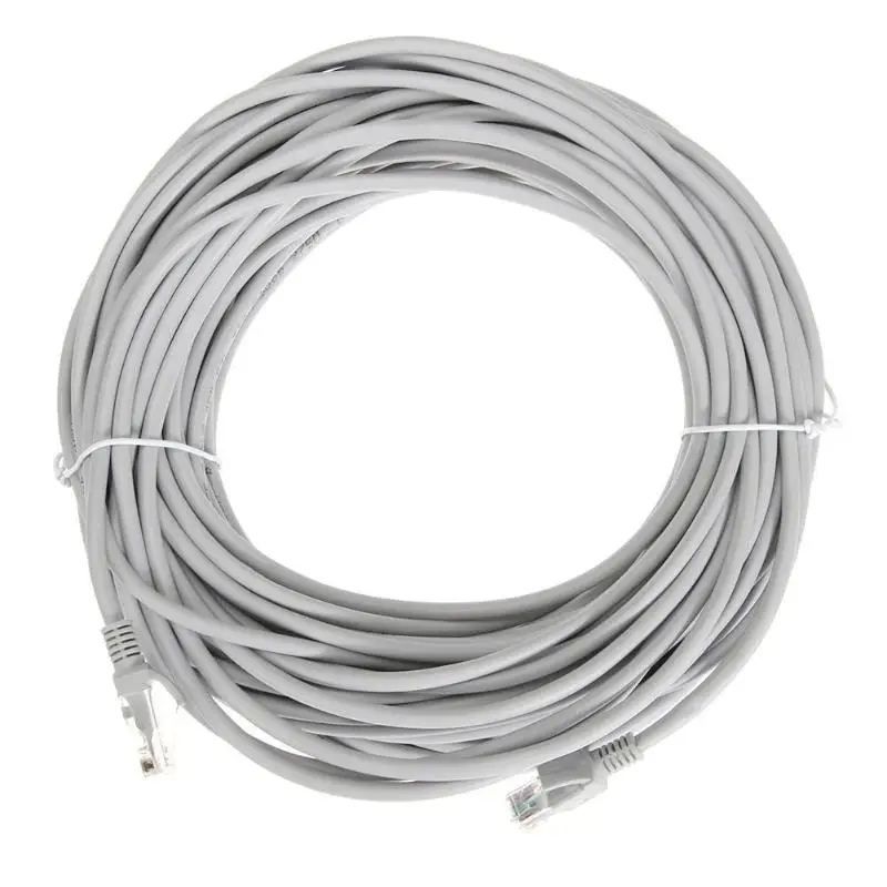 Ethernet-кабель Cat 5 10 м/15 м/20 м/25 м/30 м соединительный шнур для локальной сети RJ45