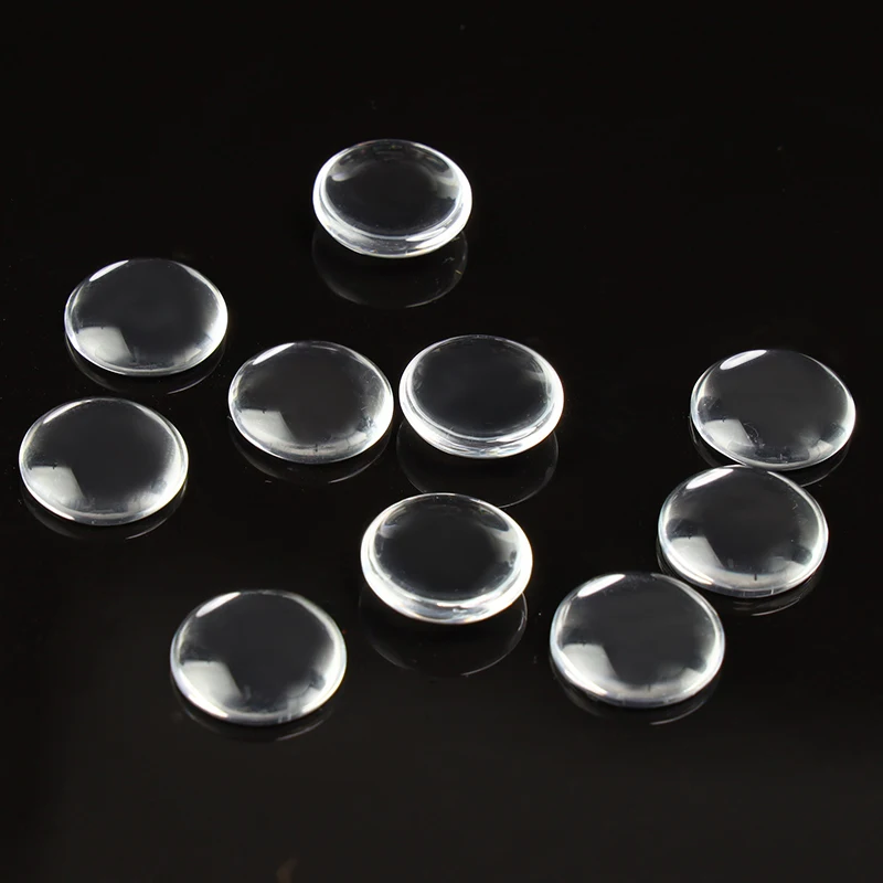 1pack Transparent Clear Crystal Cabochon Cameo Round Flat Back Glass 6-30mm DIY Jewelry Making Accessories | Украшения и