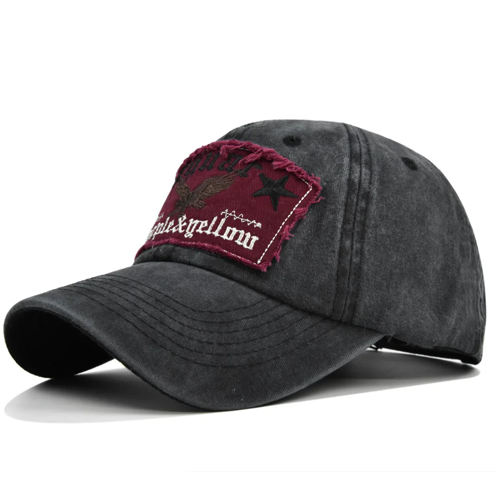 

New Men'S Cap Denim Baseball Caps For Men Streetwear Women Dad Hat Snapback Embroidery Casual Casquette Hip Hop Cap 2021