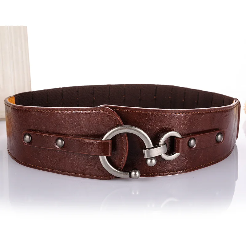 Хит продаж женский панк ультра широкий пояс эластичный корсет в форме тела