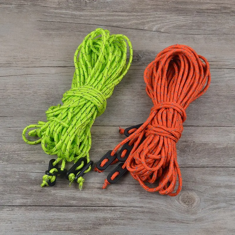 2 м многофункциональная палатка веревка Светоотражающая Ночная Палатка