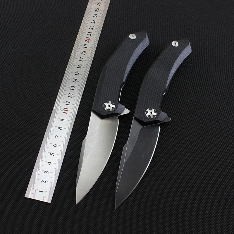 Нож ZT0095 5CR13mov G10 + ручка из стали с шарикоподшипником карманный складной нож для