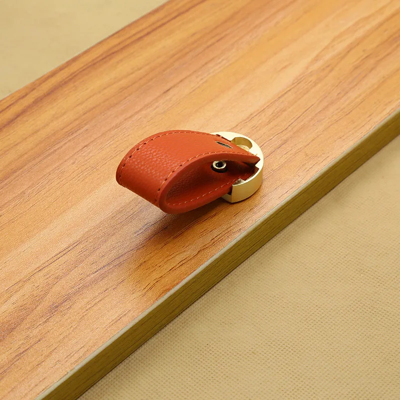 10 шт. кожаные ручки для мебели из цинкового сплава|Ручка двери| |