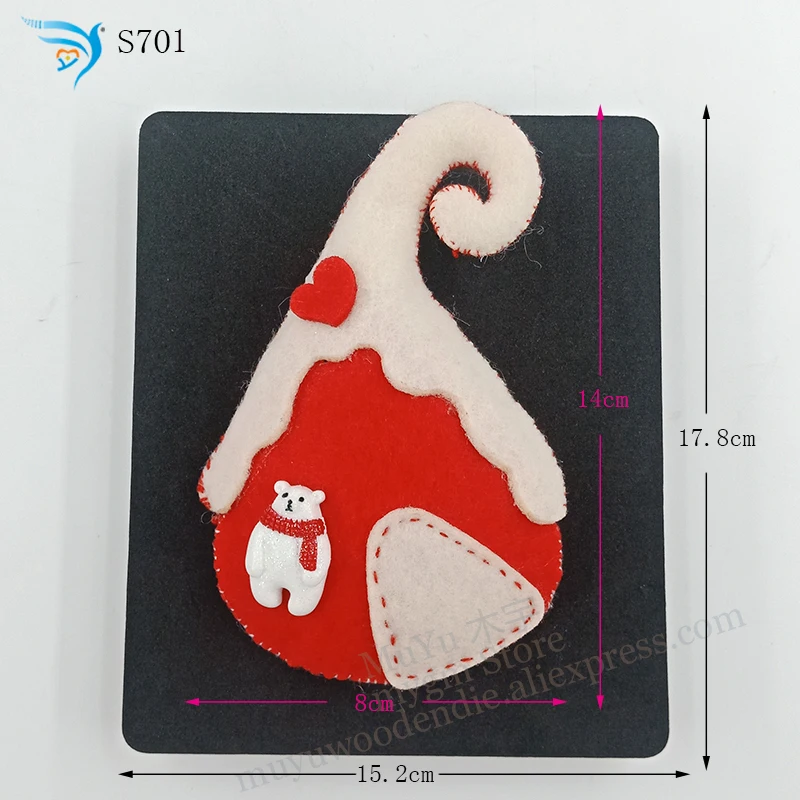 Маленький кулон в виде домика новая деревянная форма для скрапбукинга Thickness