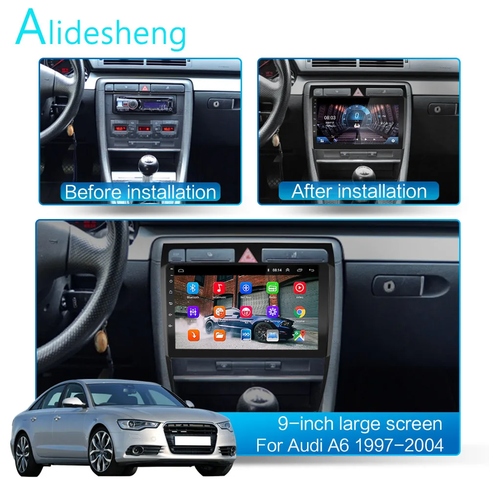 Автомобильная Мультимедийная система 4 + 64 Гб DSP 2 din Android 9 0 4G NET автомагнитола