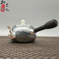 teapot long handle teapot silver teapot hot water teapot 300 ml water kung fu tea set