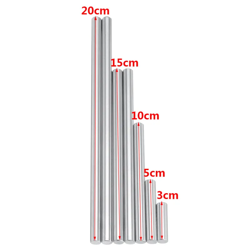 

7pcs 8.4mm Ejector Pins Set High Hardness Full Specifications Machine Chucking Reamer Pushing Rifling Buttons Tools Accessories