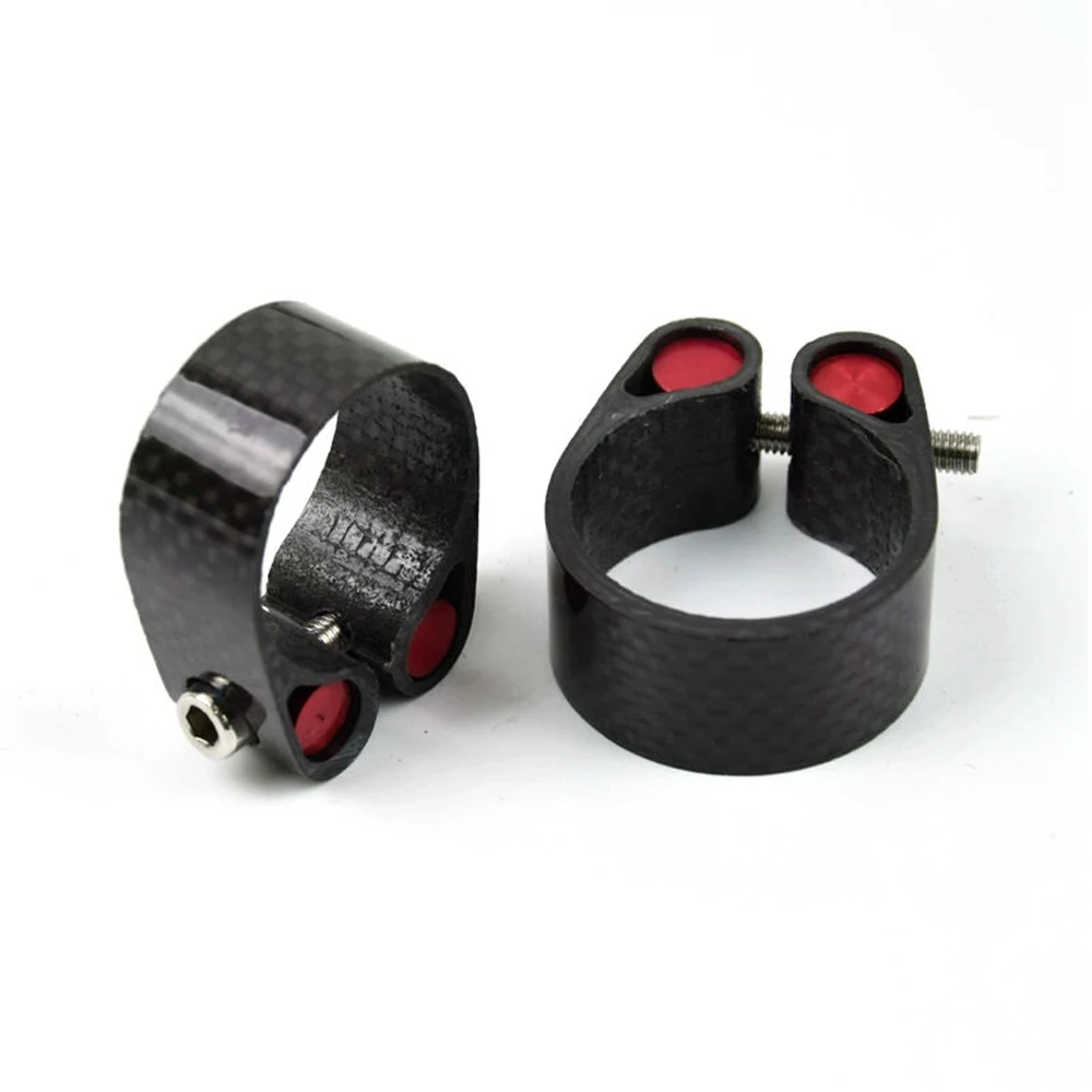 Зажим для сиденья велосипеда TOSEEK из углеродного волокна MTB 27 2/30 8/31 6 мм|Зажимы