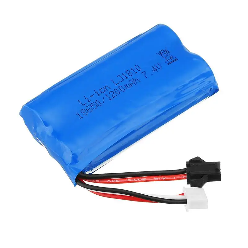 HS 18650 7 4 V 1200mAh 25C 2S литий ионный аккумулятор с анти обратным разъемом для 18301/18302