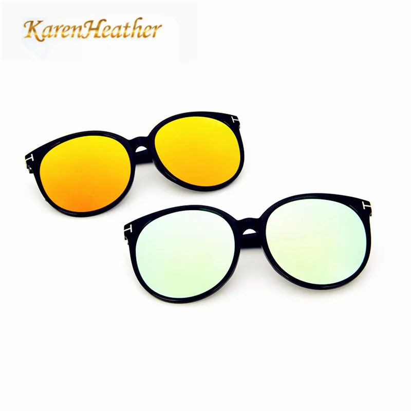 KARENHEATHER 2019 Новая мода кошачий глаз солнцезащитные очки унисекс винтажные