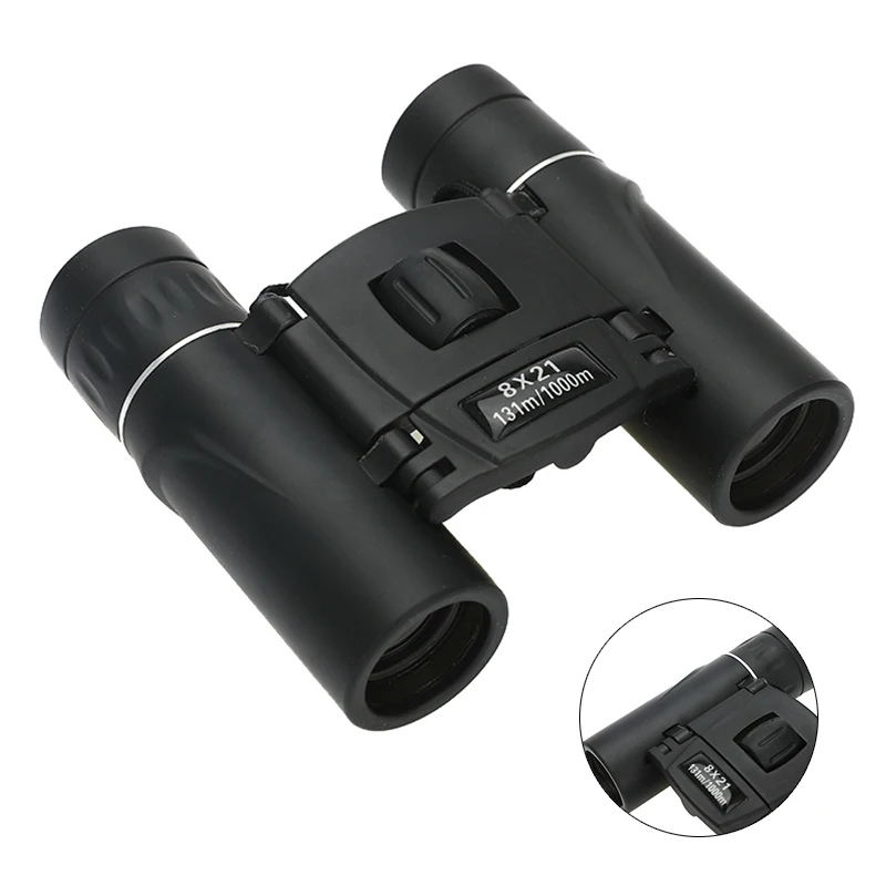 8x21/22x25 Compact Zoom Binoculars Long Range 1000m Camping Hunting Sports Folding HD Powerful Mini Telescope for Sale | Спорт и