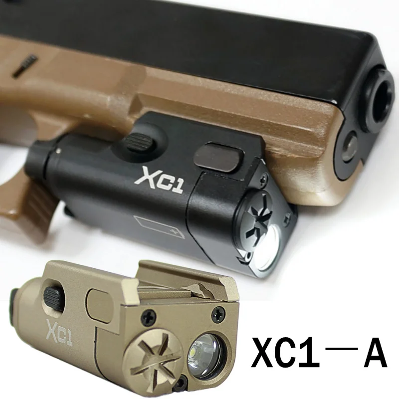 

XC1 ультракомпактный легкий светодиодный мини-фонарик для оружия, военная стрельба, охота, страйкбол, Glock, оружие, Тактический свет