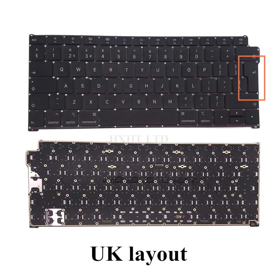 Новая клавиатура A1932 UK для MacBook Air Ret 13 3 &quotRetina US USA английская замена MRE82 EMC 3184 2018 год
