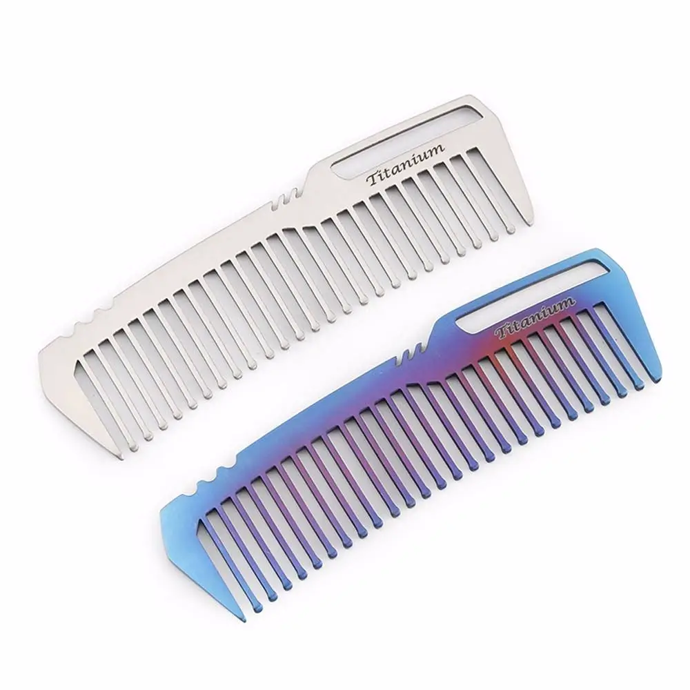 

Мини переносной титановый сплав Comb EDC Super светильник расческа из титана EDC Outdoor Small Accessories