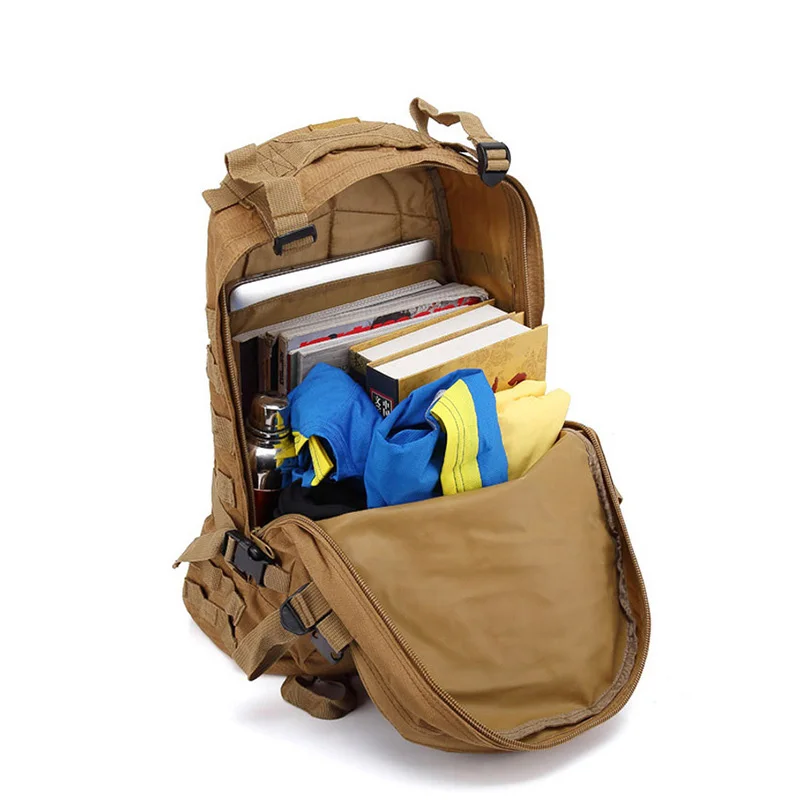 40л тактический военный мужской рюкзак водонепроницаемый D Спорт на открытом