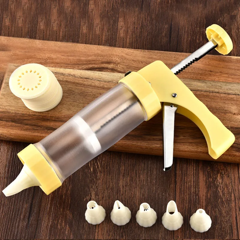 yellow 22 pcs set 19 шт./компл. насадка для крема ручка десерт декораторы Украшения Торта Глазурь трубопровод Крем Шприц Маффин Кондитерские кухонный инструмент, для торта - Цвет: yellow 22 pcs set