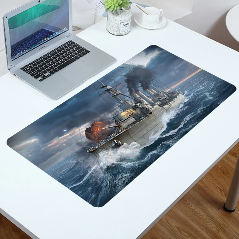 

Mouse Gamer Desk Keyboard Gaming World Of Warships Mousepad Anime Game Pad Large Desk Mat Computer Deskmat Keyboards Accessories