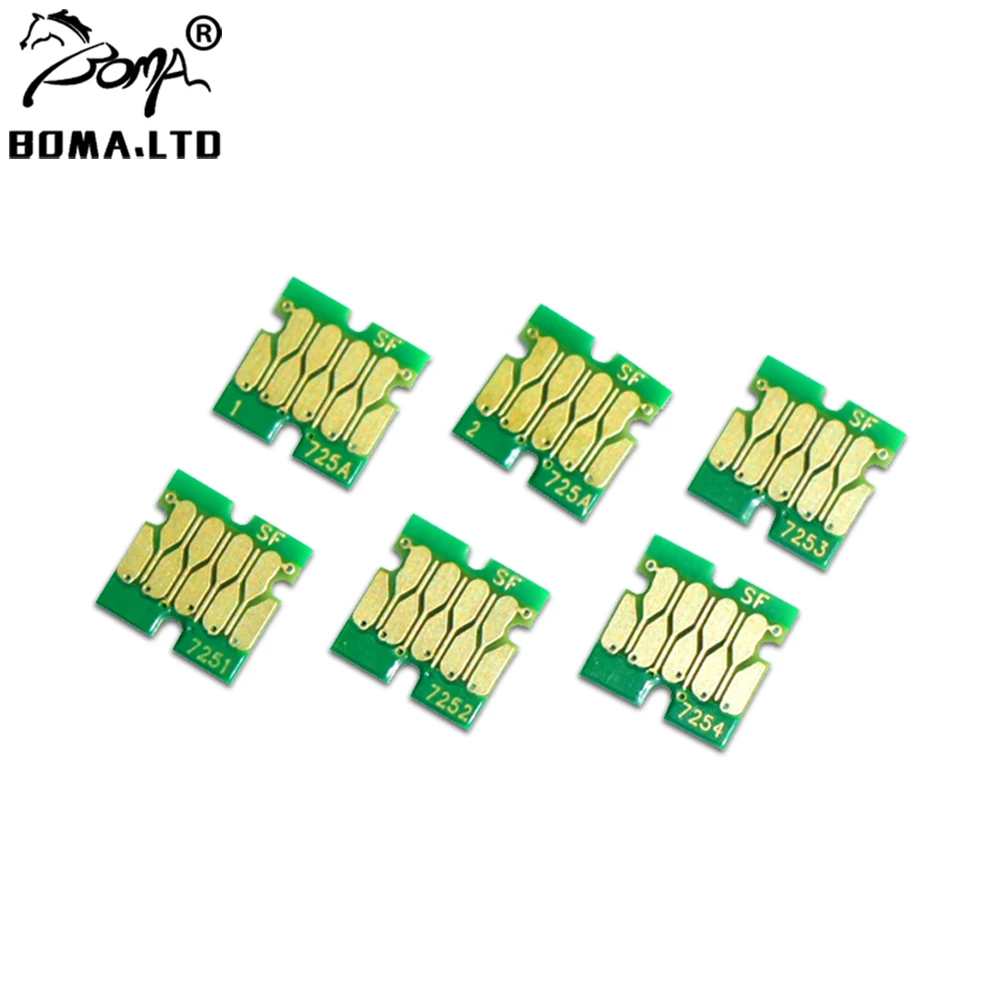 Чернила BOMA.LTD F2000 F2100 для Epson яркий цвет зеркальный принтер T725A T7251-T7254 чип