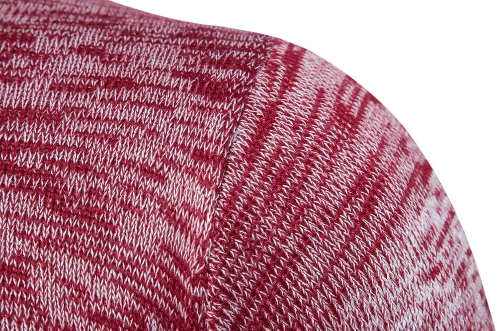 Новый осенне зимний мужской свитер Мужская водолазка однотонный Повседневный