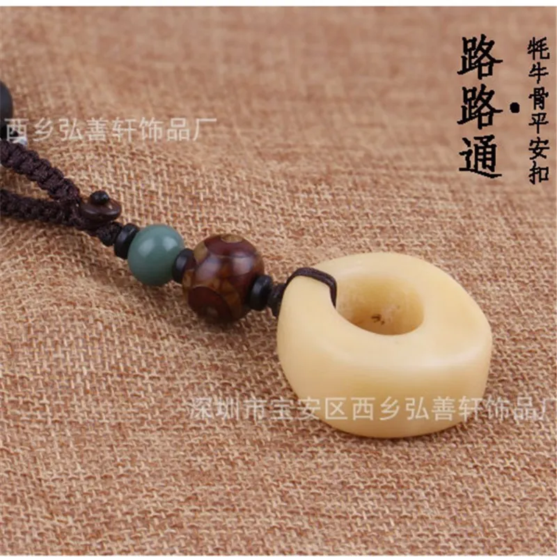 Креативный брелок для ключей на удачу ручная работа подвеска в виде козьей кости