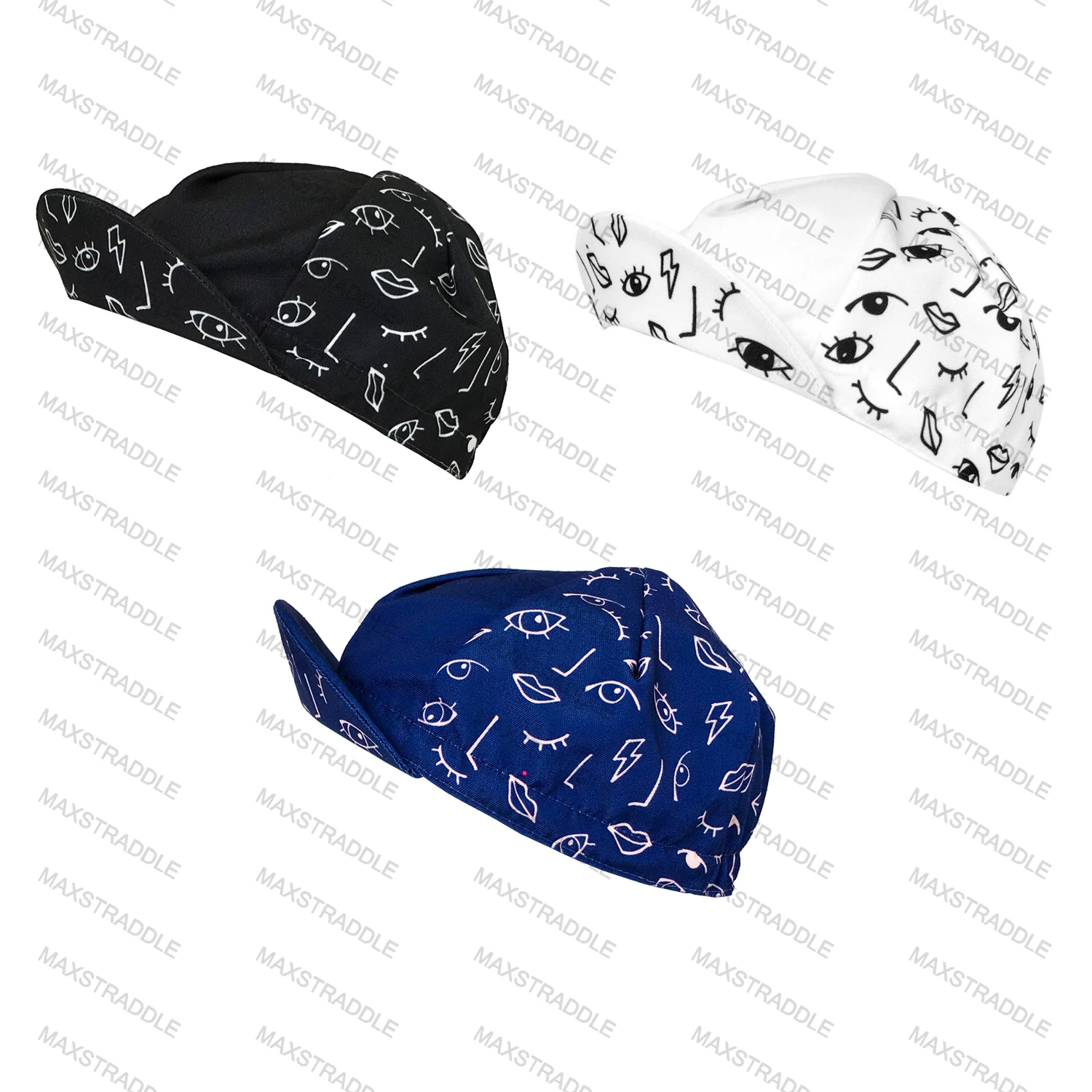 Новые летние черные белые синие велосипедные кепки разных стилей для мужчин и