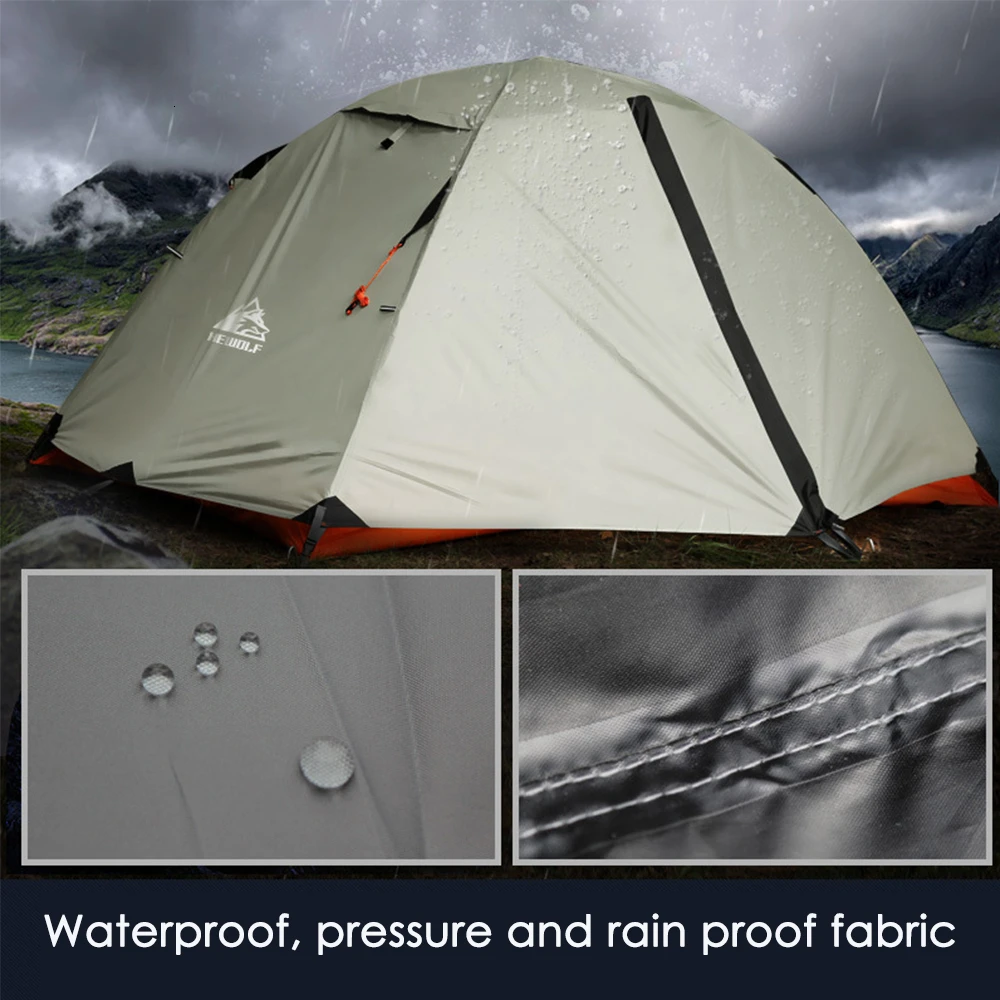 Палатка двухслойная туристическая Ультралегкая Всесезонная палатка с