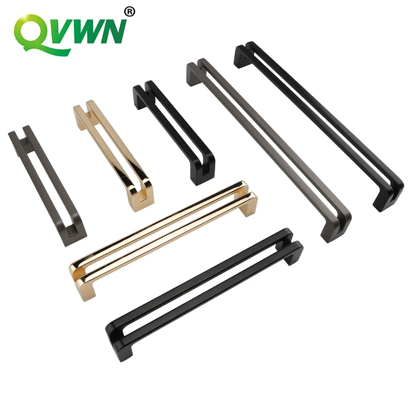 Черный американский стиль цинкового сплава мебель шкаф ручка твердый кухонный