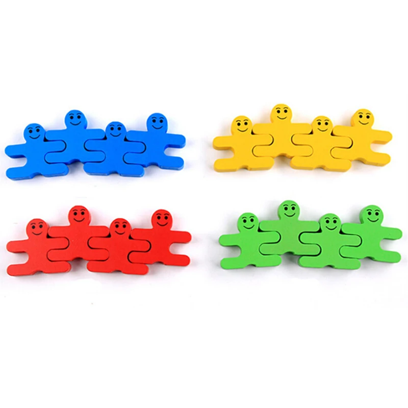 

Montessori Toys Educational Wooden Toy for Children Balance Villain Building Puzzle Blocks Stacking Toy Gift Exercise Kids Brain