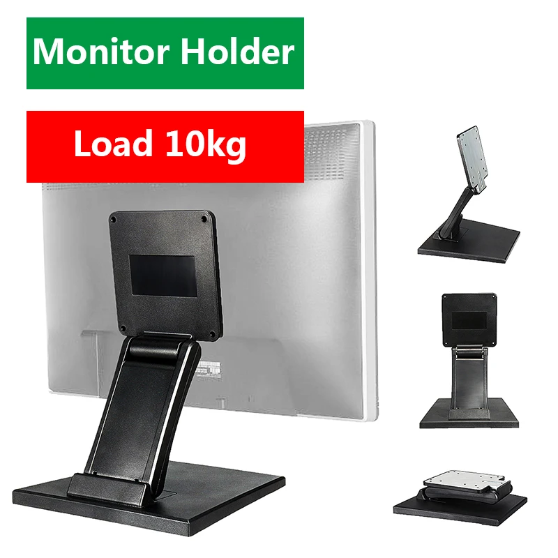 

VESA Desktop Monitor Holder 10-24" LCD LED Folding Display Touch Screen Stand Monitor Mount Support Metal Bracket Load 6.5 kg
