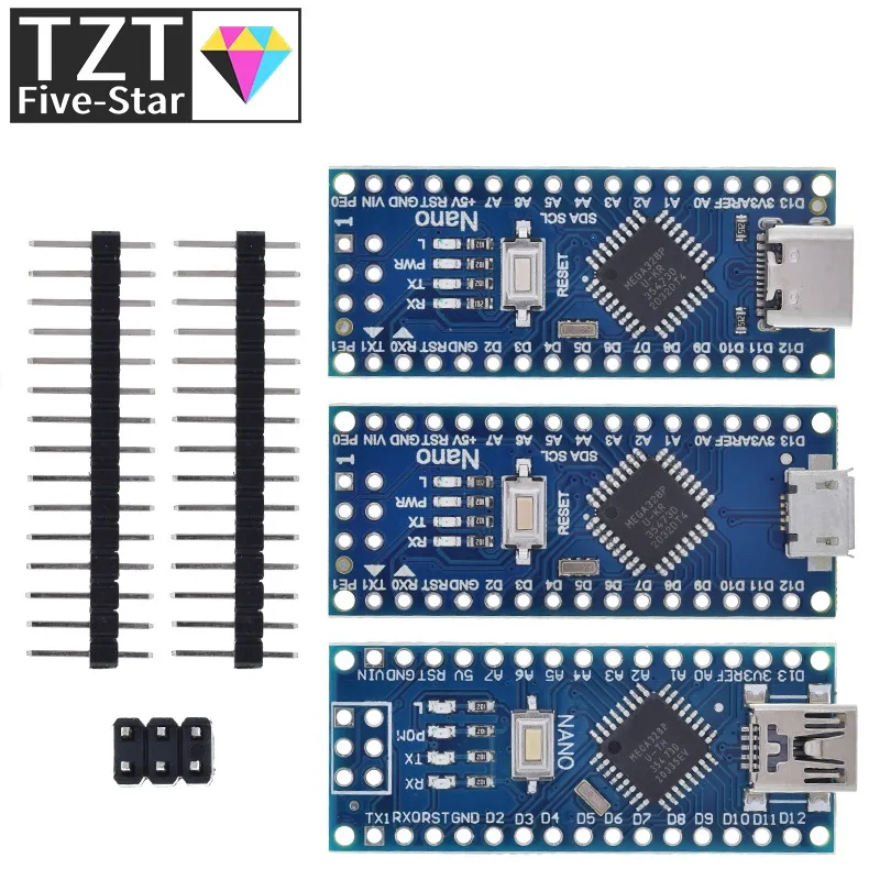 Контроллер Nano 3 0 с разъемом Type-C / Micro USB Загрузчиком совместимый контроллер Для