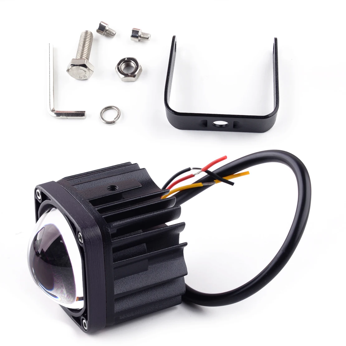 Автомобильный 2-дюймовый Cube 8D объектив Светодиодный точечный противотуманный