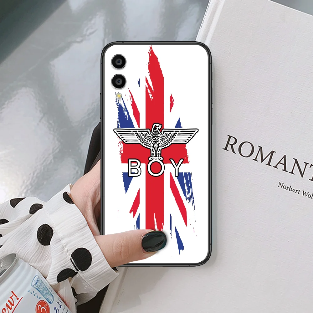 

Boys London Fashion Trend Brand Phone Case For Huawei Honor 6A 7A 7C 8 8A 8X 9 9X 10 10i 20 Lite Pro Play black Etui 3D Shell
