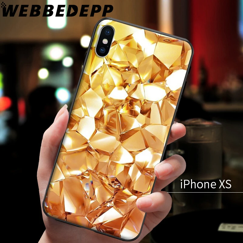 Мягкий чехол с кристаллами для iPhone 5 5S 6 S 7 8 Plus X XS 11 Pro MAX XR |