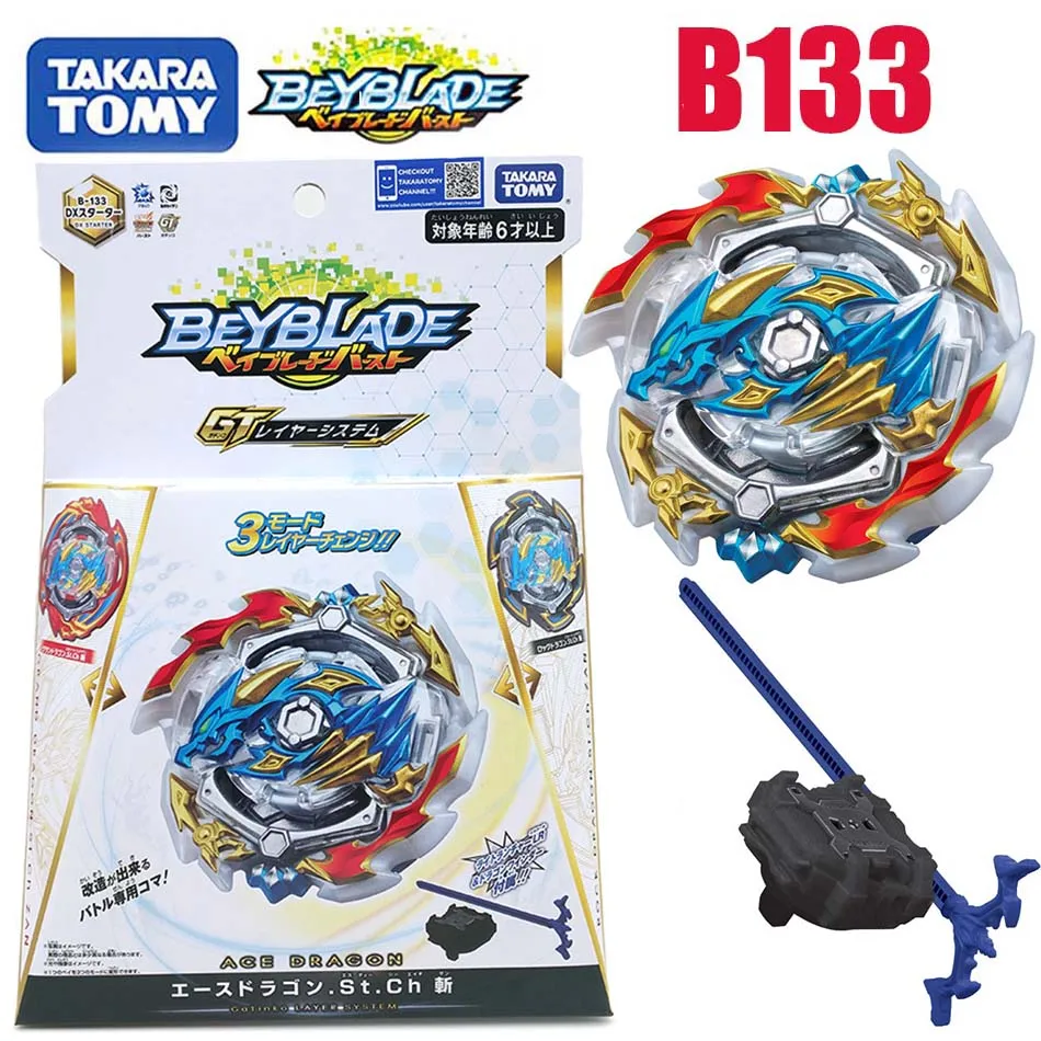 Takaratomy Beyblade Burst B-133 Dx Starter Ace + rock gran Dragon. Стирка. Популярная Коллекция игрушек для